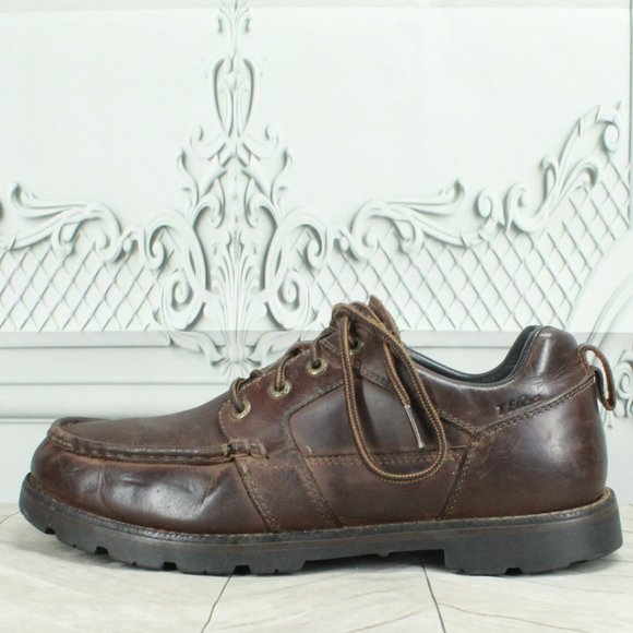 L.L. Bean Other - LL BEAN Brown Leather Waterproof Lace Up Oxford Shoes Size 9